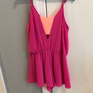 Pink romper
